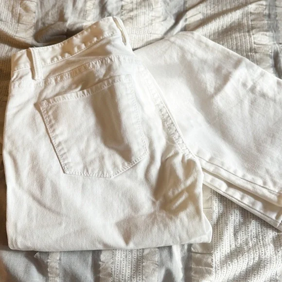 Ann Taylor Modern Fit Lindsay Waist white denim jeans women size 6 - Picture 5 of 6